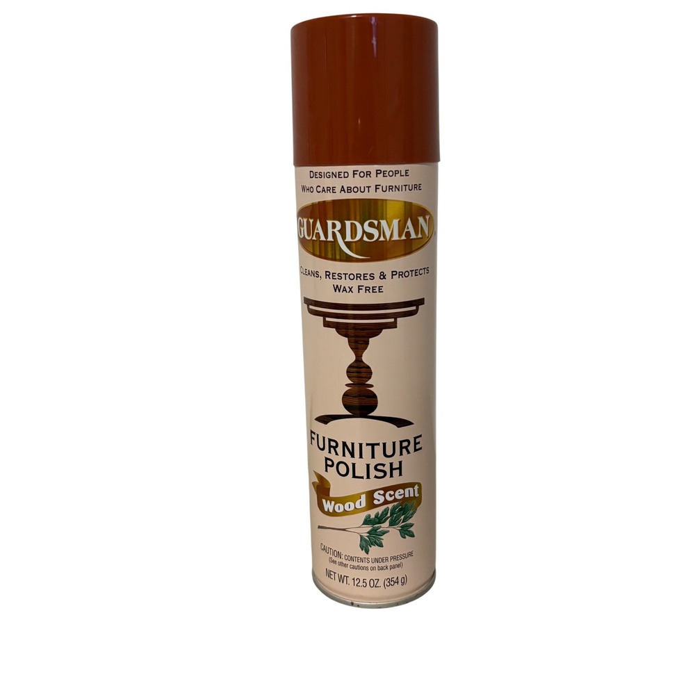 Guardsman Furniture Polish Wood Scent Wax Free 12.5 oz Aerosol Spray C140G